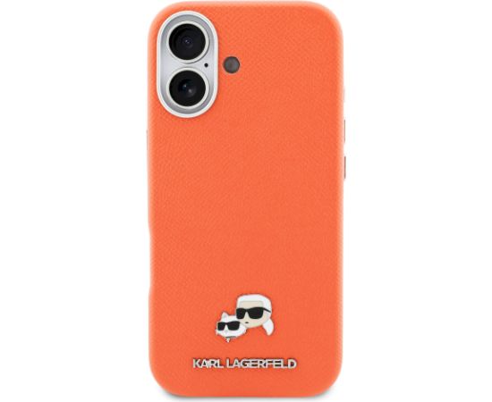 Karl Lagerfeld PU Karl and Choupette Heads Pins MagSafe Case Чехол для Apple iPhone 17 Чехлы - альтернативные