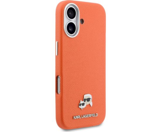 Karl Lagerfeld PU Karl and Choupette Heads Pins MagSafe Case Чехол для Apple iPhone 17 Чехлы - альтернативные