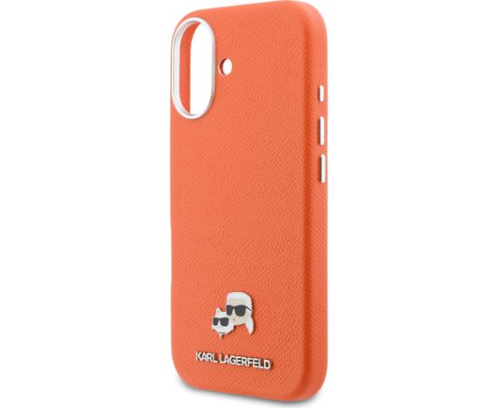 Karl Lagerfeld PU Karl and Choupette Heads Pins MagSafe Case Чехол для Apple iPhone 17 Чехлы - альтернативные