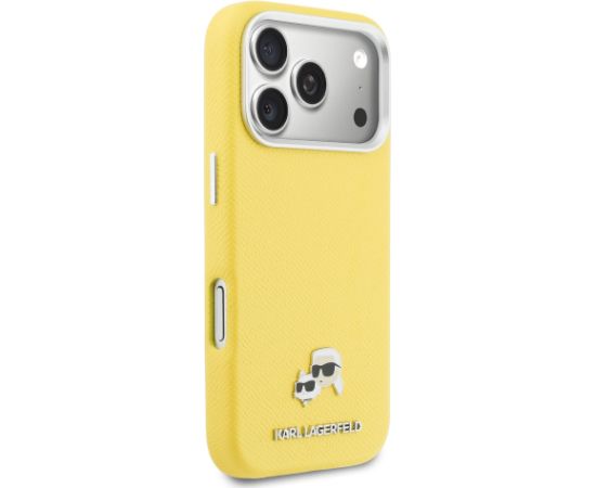 Karl Lagerfeld PU Karl and Choupette Heads Pins MagSafe Case Чехол для Apple iPhone 17 Pro Max Чехлы - альтернативные