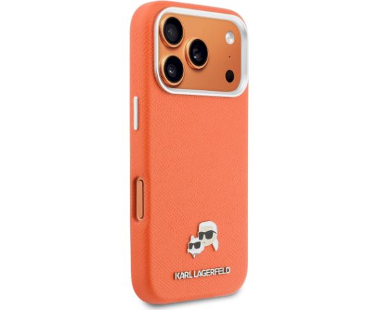 Karl Lagerfeld PU Karl and Choupette Heads Pins MagSafe Case Чехол для Apple iPhone 17 Pro Чехлы - альтернативные
