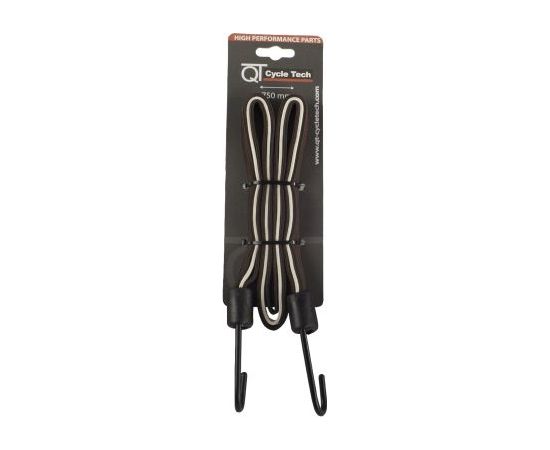 Cycletech 75cm with 2 hooks / Pelēka / Melna Другие аксессуары для велосипедов