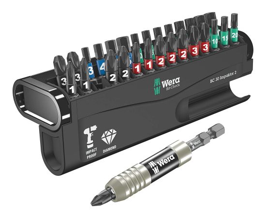 Wera Bit-Check 30 Impaktor 2 - bit assortment Новинки Для дома и сада 