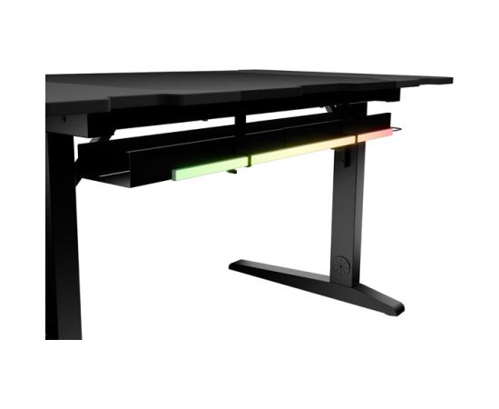 Genesis Modular Gaming Desk Holm 140 RGB Anthracite Black Gaming krēsli