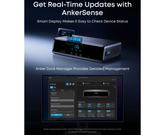 Anker Prime Docking Station (14-in-1, Triple Display, DisplayLink) A83B33A1 Jaunumi - Viedierices