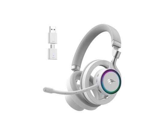 Havit Fuxi-H8 - wired/wireless gaming headphones (white) Aудио-видео
