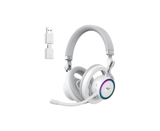 Havit Fuxi-H8 - wired/wireless gaming headphones (white) Aудио-видео