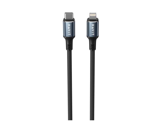 Havit CB6311 - USB Type C to Lightning cable, 1 m (black) Data USB kabeļi