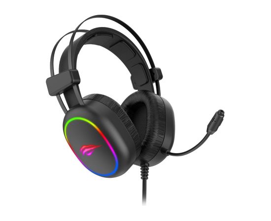 Havit GAMING HEADPHONE RGB BLACK 2016D Headset Wired Head-band Aудио-видео