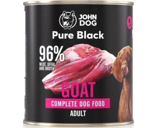JOHN DOG Pure Black Goat meat - wet dog food - 800g Suņu barība