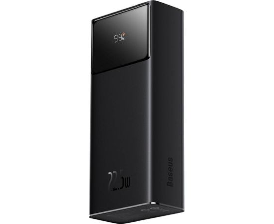 Ārējais akumulators; LiPo PowerBank 20000mAh 22.5W PD3.0 QC3.0 2xUSB + USB C Star-Lord; Melns; BASEUS Power Banks