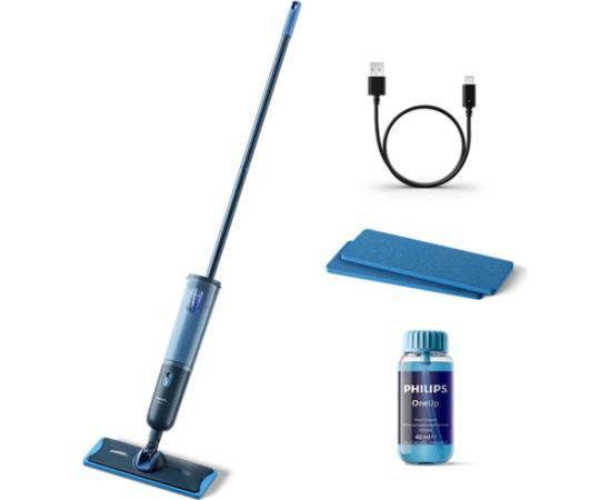 Philips XV3101/11 OneUp elektriskā mazgāšanas slota, zila Пароочистители