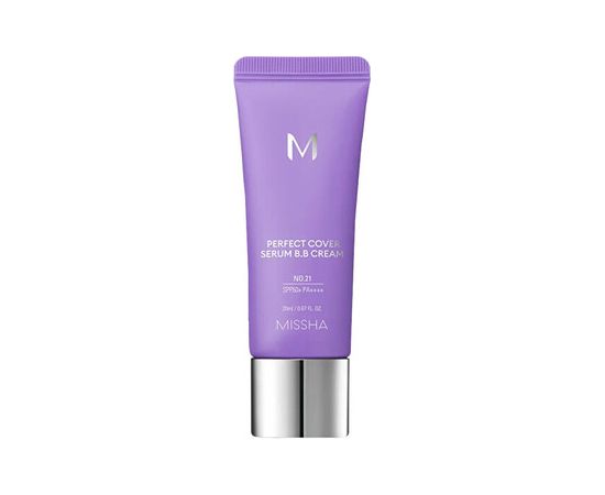 Missha M Perfect Cover Serum B.B. Cream SPF50 - BB krém 20 ml 21 Dekoratīvā kosmētika