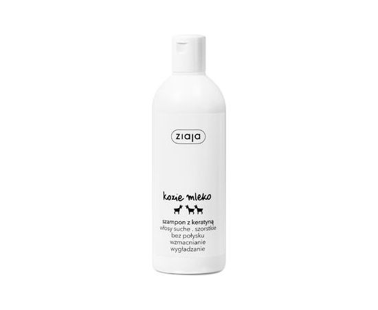 Ziaja Shampoo for dry and matt hair with keratin Goat`s Milk 400 ml 400ml Matu kopšana