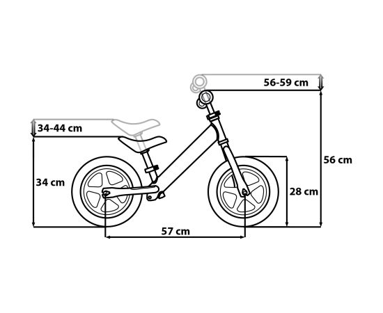 SNT Balance bike Seven Paw Patrol Boys Trīsriteņi un skrejmašīna