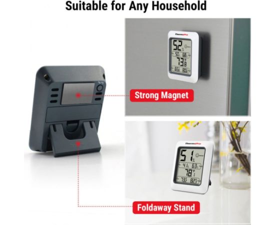 Patalpų termometras ThermoPro TP50W Grilu piederumi