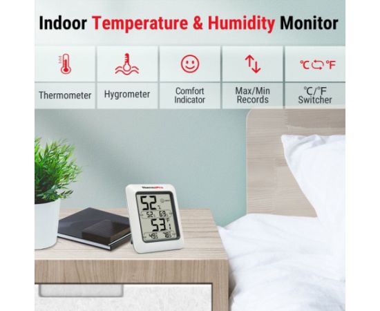 Patalpų termometras ThermoPro TP50W Grilu piederumi