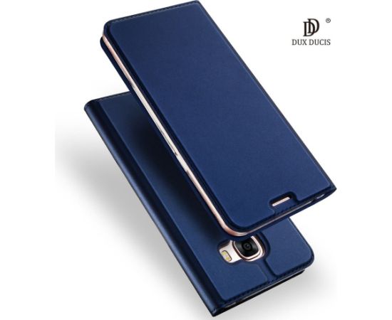 Dux Ducis Premium Magnet Case Grāmatveida Maks Telefonam Apple iPhone X / XS Zils Neoriģinālie Maciņi