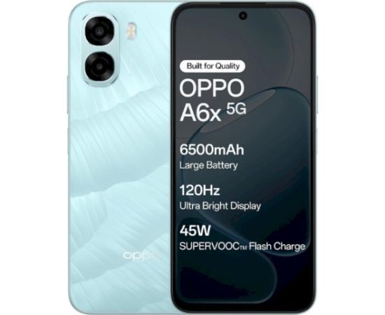 Oppo A6x 5G Viedtālrunis 4GB / 128GB Ice Blue Mobilie telefoni