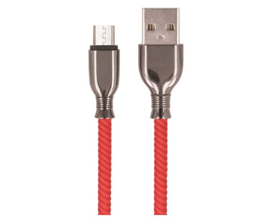 Setty   Setty cable USB - microUSB 1,0 m 3A FC-M red Дата USB-кабели