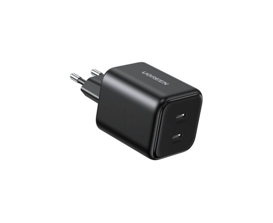 Charger Ugreen X526 GaN 45W 2xUSB-C black (65058) Telefonu lādētāji 220v