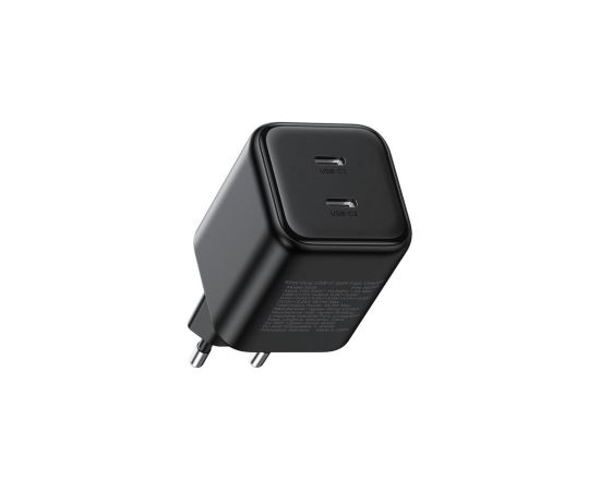 Charger Ugreen X526 GaN 45W 2xUSB-C black (65058) Telefonu lādētāji 220v