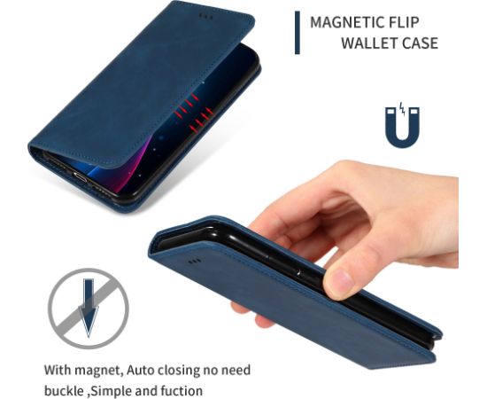 Case Business Style Xiaomi Redmi A7 Pro dark blue Neoriģinālie Maciņi