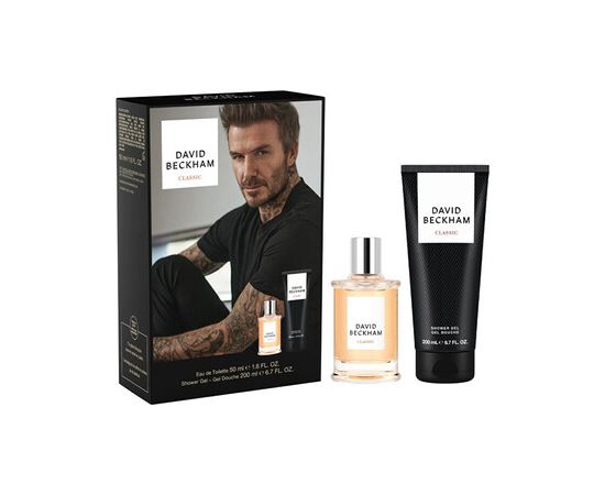 David Beckham Classic Dárková sada EDT 50 ml a sprchový gel 200 ml 50ml Vīriešu Smaržas