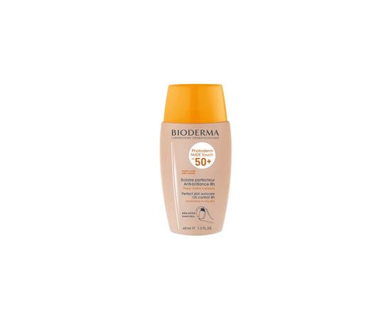 Bioderma Photoderm Nude Touch Perfect Skin SPF 50+ Light Colour - Mléko na opalování pro citlivou pleť 40ml Ķermeņa kosmētika