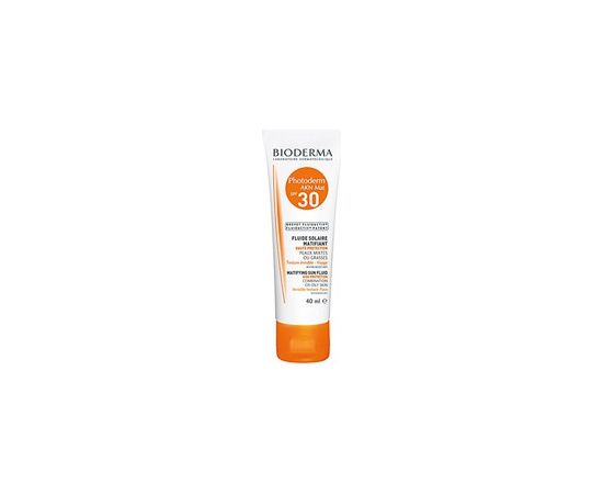 Bioderma PHOTODERM AKN Mat SPF 30 Sun Matifying Fluid (Combination to Oily Skin) - fluid mattifying lotion with high protection 40ml Косметика для тела