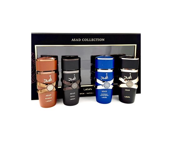 Lattafa Asad Collection Kolekce miniatur pro muže 100ml Vīriešu Smaržas