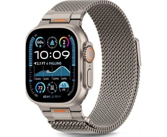 Tech-Protect watch strap Milano Vanguard Apple Watch 44/45/46/49mm, titanium Новинки смартфонов и телефонов