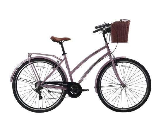 Pilsētas velosipēds Bisan 28 Serenity S Powder Pink (Rata izmērs: 28 Rāmja izmērs: 19) Pilsētas velosipēdi