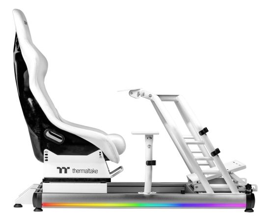 Thermaltake GR500 Snow Racing Simulator Cockpit, Sim Rig (White) Gaming krēsli