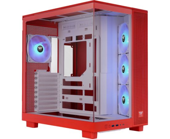 Thermaltake View 380 XL TG ARGB (red, tempered glass x 2) Корпуса