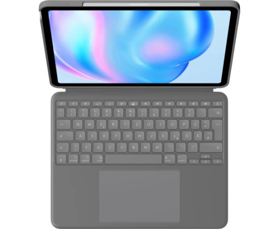Logitech Combo Touch (gray, DE layout, scissor mechanism, for iPad Air 13" (M2 and M3)) Клавиатуры