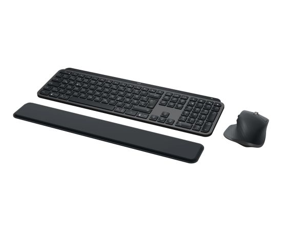 Logitech MX Keys S Combo (graphite, DE layout, scissor mechanism, Logi Bolt, Bluetooth, compatible with PC/Mac/iPad/Android) Klaviatūras