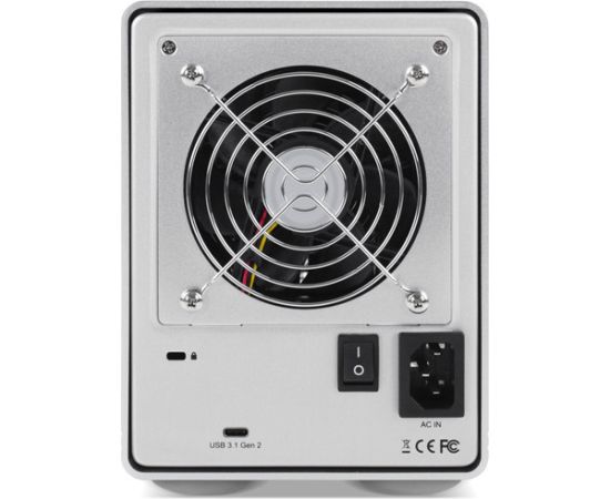 OWC Mercury Elite Pro Quad, Drive Enclosure (silver, USB 3.2 Gen 2, RAID Ready) Ārējo HDD, SSD korpui