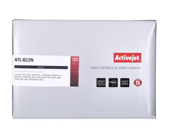 Activejet ATL-822N for Lexmark printers; Lexmark replacement 58D2H00; Supreme; 15000 pages; black) Тонеры для принтеров