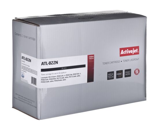 Activejet ATL-822N for Lexmark printers; Lexmark replacement 58D2H00; Supreme; 15000 pages; black) Тонеры для принтеров