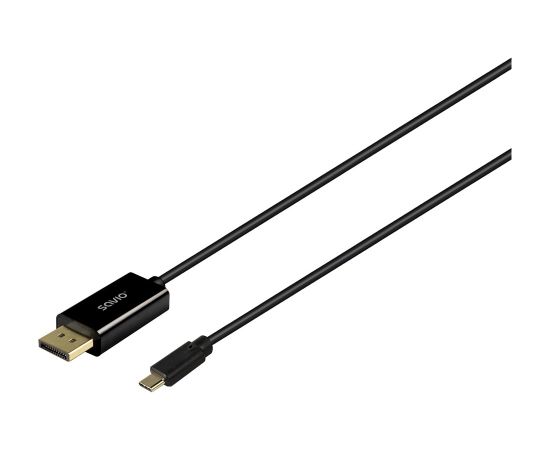 Savio CL-207 USB cable 2 m USB C Black Data USB kabeļi