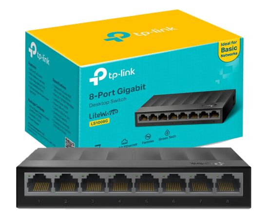 TP-Link 8-Port 10/100/1000Mbps Desktop Network Switch Коммутаторы (Switch)