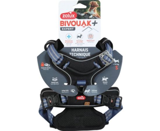 Zolux ZOLUX Szelki dla psa BIVOUAK S niebieskie Citas preces