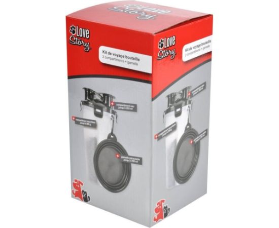 Springos Zestaw podróżny dla psa i kota, butelka na wodę i karmę + składana miska Bļodas un dzirdinātāji