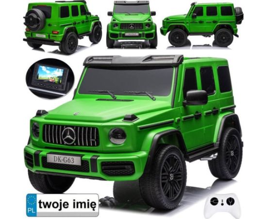 Jokomisiada Auto na akumulator Mercedes G klasa 63 AMG 4x4 Panel Radio 2osoby 24V Jaunumi, Bērnu preces