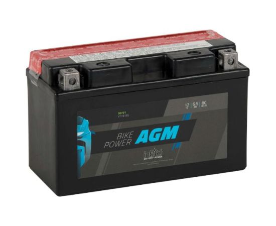 6Ah 80A IntAct AGM 50701 moto akumulators 150x66x93mm Akumulatori