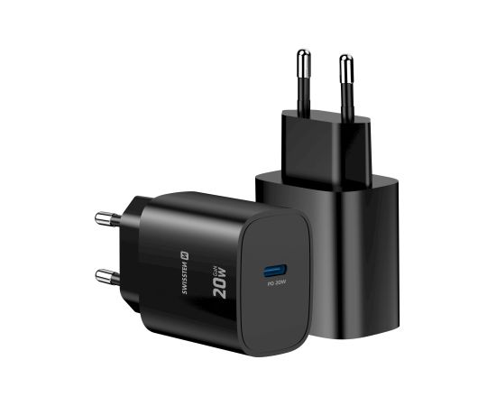 Swissten Edge Сетевое зарядное устройство USB-C GaN 20W Зарядные устройства
