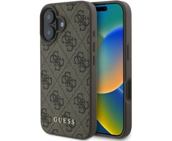 Guess GUHCP16SG4GFBR Aizmugurējais Apvalks Priekš Apple iPhone 16 Neoriģinālie Maciņi