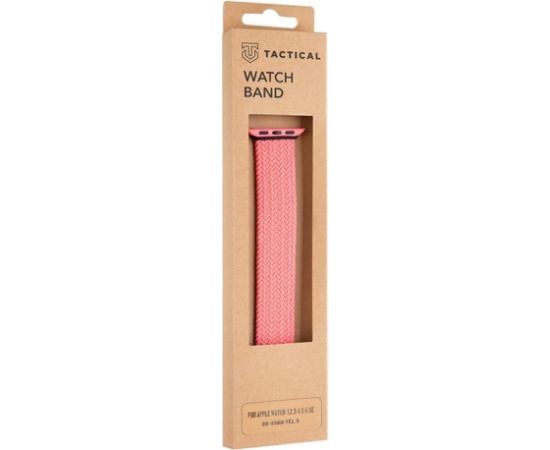 Tactical Apple  Watch 38mm / 40mm Size S Braided String Band Pink Smart pūlksteņu aksesuāri