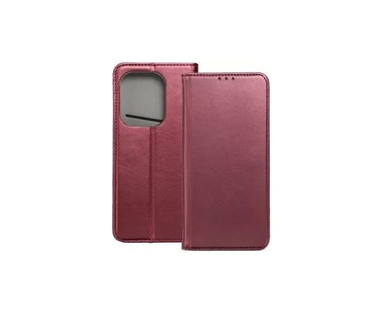 iLike -  13T Smart Magnetic book case Burgundy Neoriģinālie Maciņi